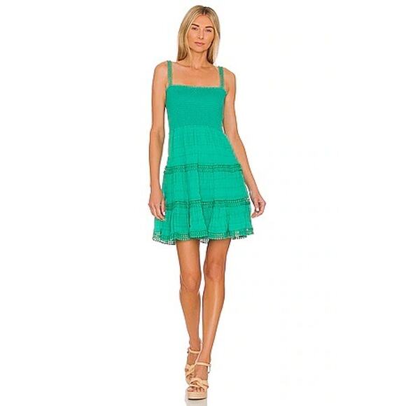 BB Dakota by Steve Madden Vivid Green Mini Dress, Size M, Preowned - Picture 2 of 10